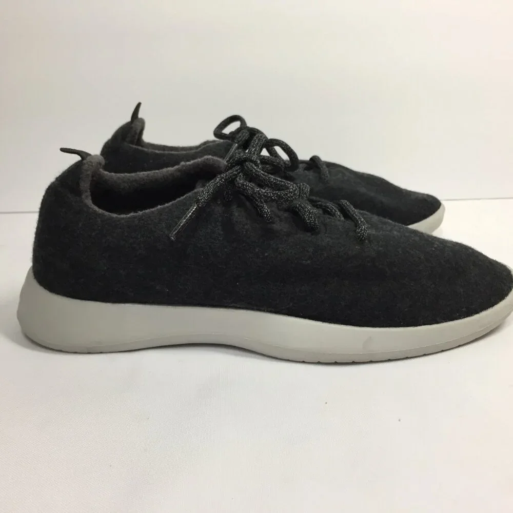 Allbirds Wool Runners Black Merino Wool Sneakers Womens Size 10
